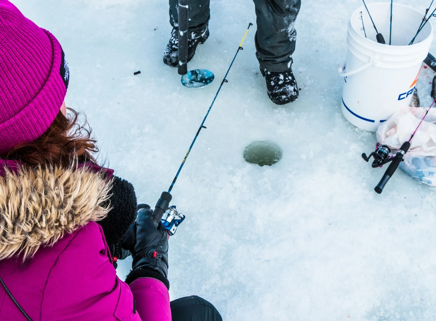 Image of people fishing